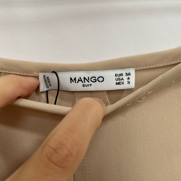 Mango high waisted palazzo pants - Picture 4 of 8